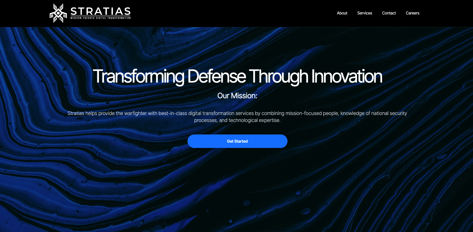 image of denfense website